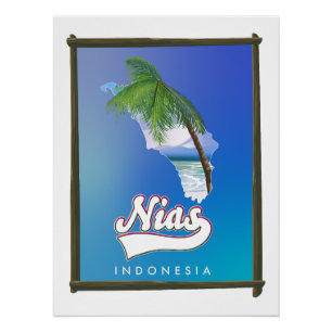 Pôster Viagem da Ilha Sumba da Indonésia
