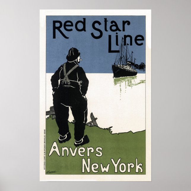 Poster Viagem da Linha Red Star (Frente)