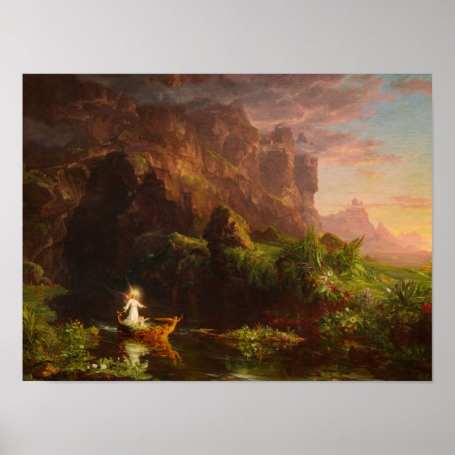 Poster Viagem da vida, infância de Thomas Cole (Frente)