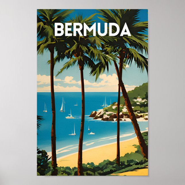 Poster Viagem das Bermudas (Frente)