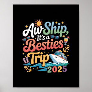 Poster Viagem das Melhores Amigas Cruzeiro Amigo Viagem d