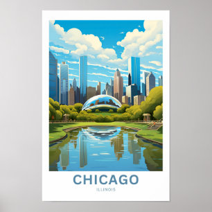 Poster Viagem de Chicago