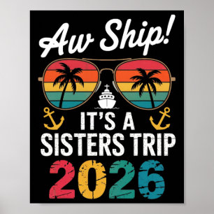 Poster Viagem de Cruzeiro das Irmãs 2026 Viagem de Férias