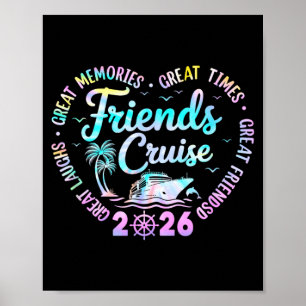 Poster Viagem de Cruzeiro de Amigos 2026 Grupo Correspond