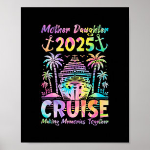 Poster Viagem de Cruzeiro Mãe e Filha 2025 Mãe Divertida