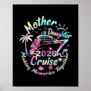 Poster Viagem de Cruzeiro Mãe e Filha 2026 Mãe Divertida