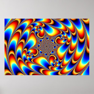 Pôster Viagem de espaço - Fractal