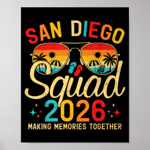 Poster Viagem de Família de Férias de Verão na Praia de S