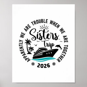 Poster Viagem de Férias Cruzeiro das Irmãs 2026 Nós Somos