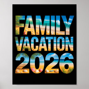 Poster Viagem de férias em família 2026 viagem de primo v