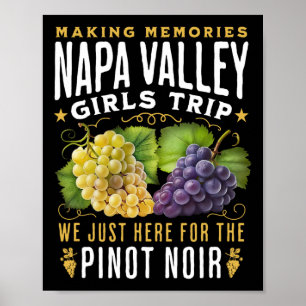 Poster Viagem de Garotas do Vale de Napa pelo Tour da Vin