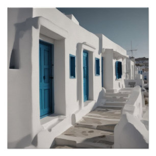 Pôster Viagem de Grécia do Mykonos