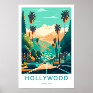 Poster Viagem de Hollywood California