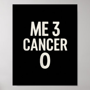 Poster Viagem de Inspiração de Sobrevivência Me 3 Cancer