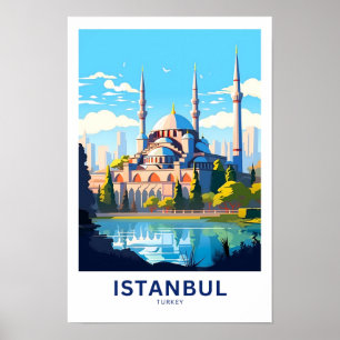 Poster Viagem de Istambul Turquia