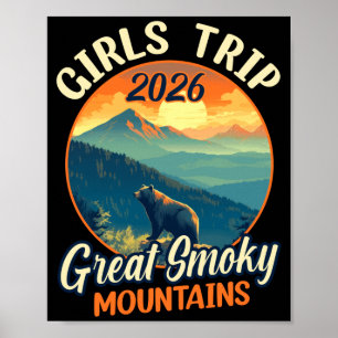Poster Viagem de meninas 2026 grande parque nacional das