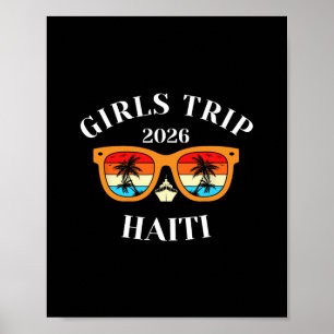 Poster Viagem de Meninas 2026 Haiti Férias de Primavera 2