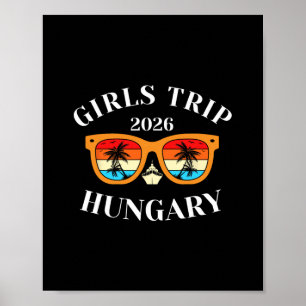 Poster Viagem de Meninas 2026 Hungria Férias de Primavera