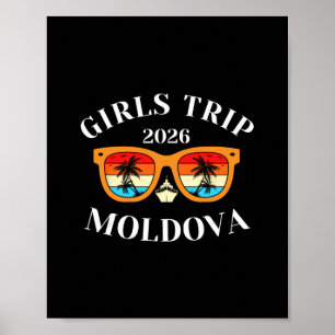 Poster Viagem de Meninas 2026 Moldova Férias de Primavera