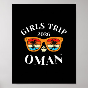 Poster Viagem de Meninas 2026 Omã Férias de Primavera 202