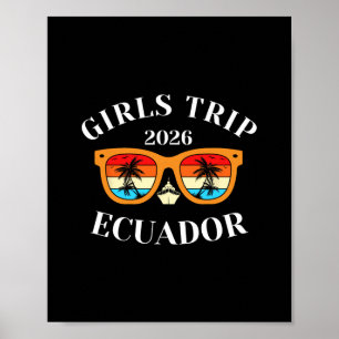 Poster Viagem de Meninas Cruzeiro no Equador 2026 Férias