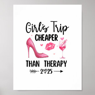 Poster Viagem de Meninas Mais Barata Que Uma Terapia 2025