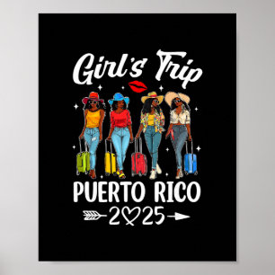 Poster Viagem de Meninas para Porto Rico 2025 Esquadrão d
