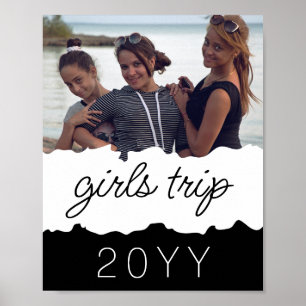 Poster Viagem de Meninas Personalizadas Fim de semana f