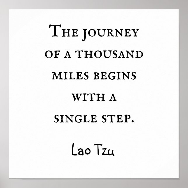 Poster Viagem de mil passos (Frente)