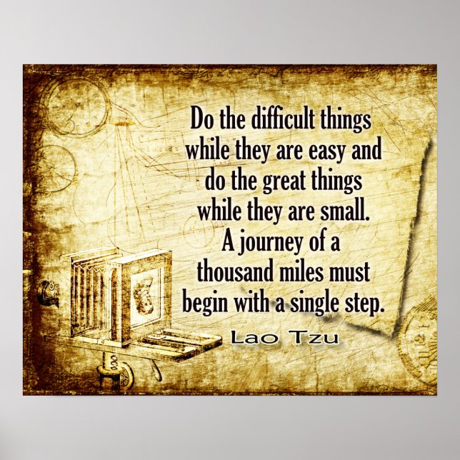 Poster Viagem de mil quilômetros (Frente)