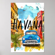 Viagem de pintura por aquarela de Havana Cuba