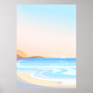 Poster Viagem de praia