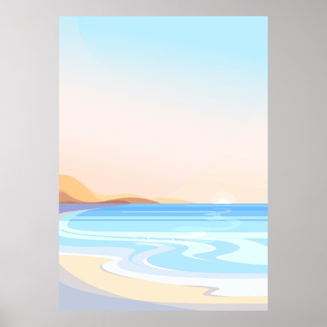 Poster Viagem de praia (Frente)