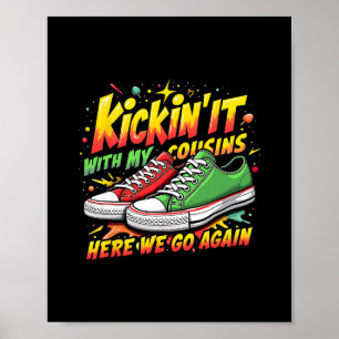 Poster Viagem de Reunião Dando um Tempo Com a Família Neg