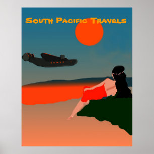 Pôster Viagem de South Pacific