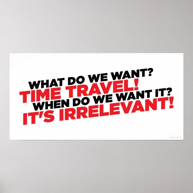 Poster Viagem de tempo (Frente)