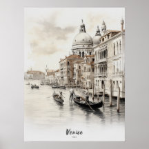 Viagem Destino Venice Wall Art