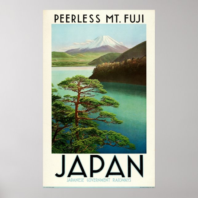 Poster Viagem do Japão (Frente)