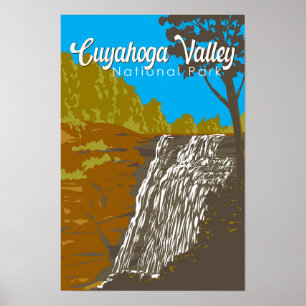 Poster Viagem do Parque Nacional do Vale de Cuyahoga