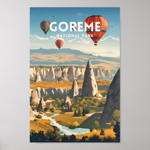 Poster Viagem do Parque Nacional Goreme
