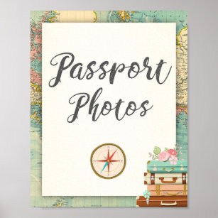 Poster Viagem do Passport Adventure Chá de panela