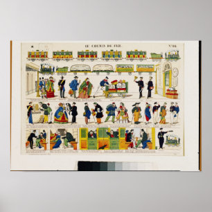 Pôster Viagem do trilho, c.1850