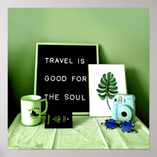 Poster Viagem é bom para a alma