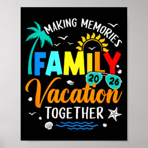 Poster Viagem em família férias de verão de 2026 combinan