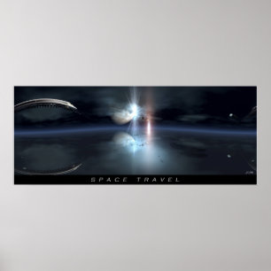 PÔSTER VIAGEM ESPACIAL