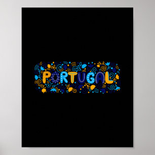 Poster Viagem Europa Portugal Lisboa Português Férias