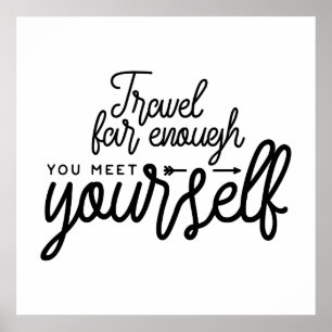 Poster Viagem Exatamente O Suficiente Para Se Encontrar