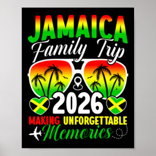 Poster Viagem Familiar Jamaica 2026 Criando Memórias Jama