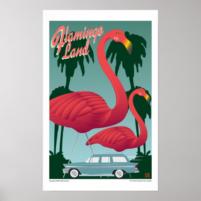 Poster VIAGEM-Flamingo Land (Frente)