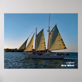 Poster Viagem | Flórida - Key West Sunset Sailboat Cruise